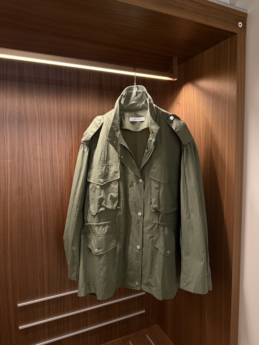 OURWAVE/OUR ROOM韓國東大門代購女裝新品26春夏夾克尼龍絨Our Wave/Our Room夾克圖色2