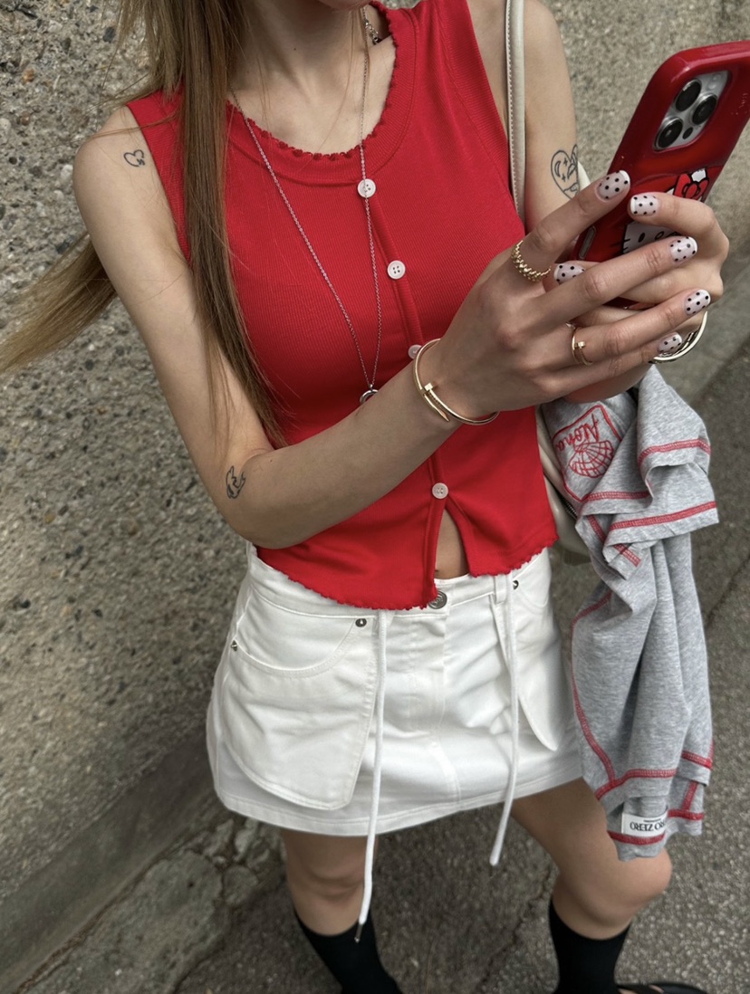 ZEROZERO韓國東大門代購女士新款推薦時尚熱賣吊帶背心羅紋ZEROZERO吊帶/背心