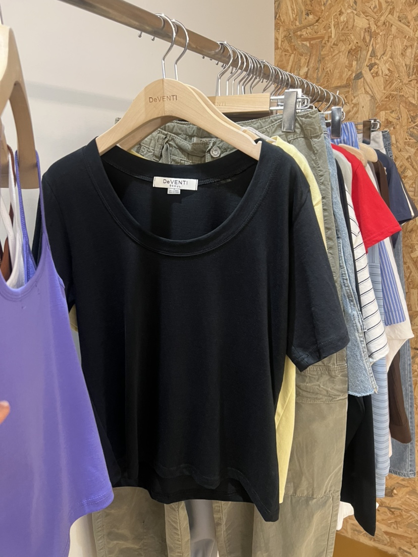 DE VENTI韓國東大門直郵女士新品時尚26春夏熱賣人氣T恤DE VENTIT恤圖色4
