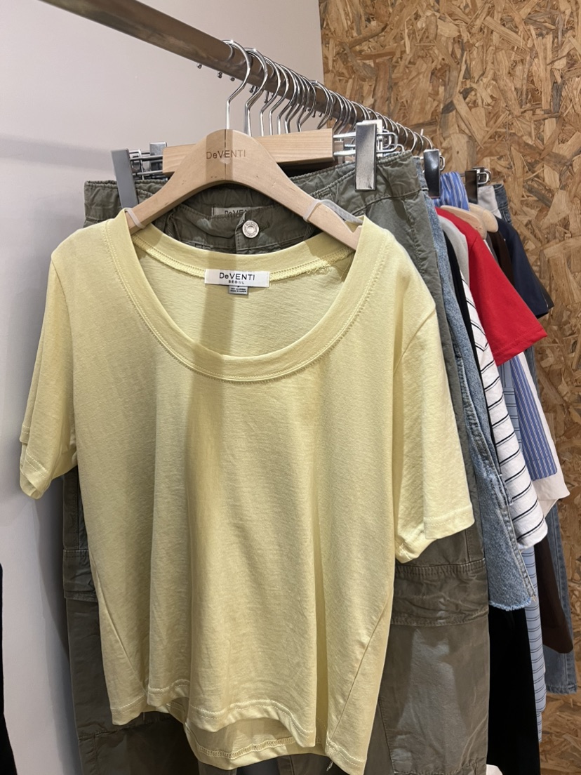 DE VENTI韓國東大門直郵女士新品時尚26春夏熱賣人氣T恤DE VENTIT恤圖色5