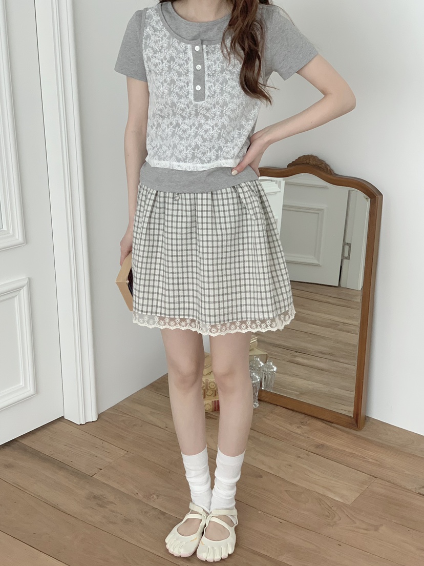 BEFORE SUNRISE韓國代購女裝新款推薦時尚休閑26春夏短裙BEFORE SUNRISE短裙