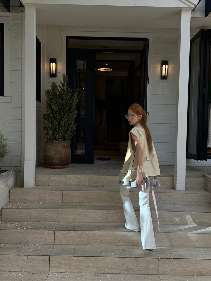 ZEROZERO韓國直郵實拍女裝新品熱賣時尚26春夏推薦休閑馬甲ZEROZERO馬甲