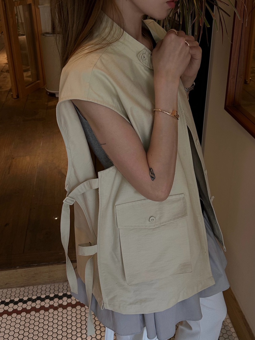 ZEROZERO韓國直郵實拍女裝新品熱賣時尚26春夏推薦休閑馬甲ZEROZERO馬甲