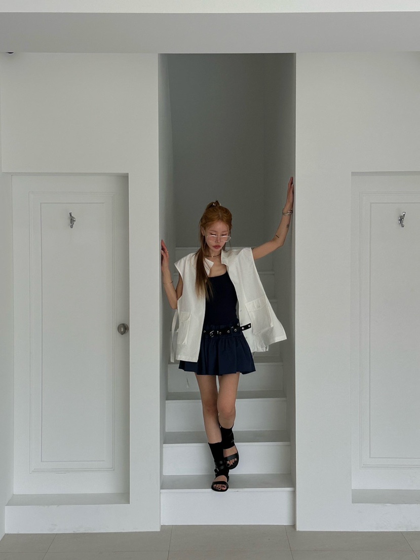 ZEROZERO韓國直郵實拍女裝新品熱賣時尚26春夏推薦休閑馬甲ZEROZERO馬甲