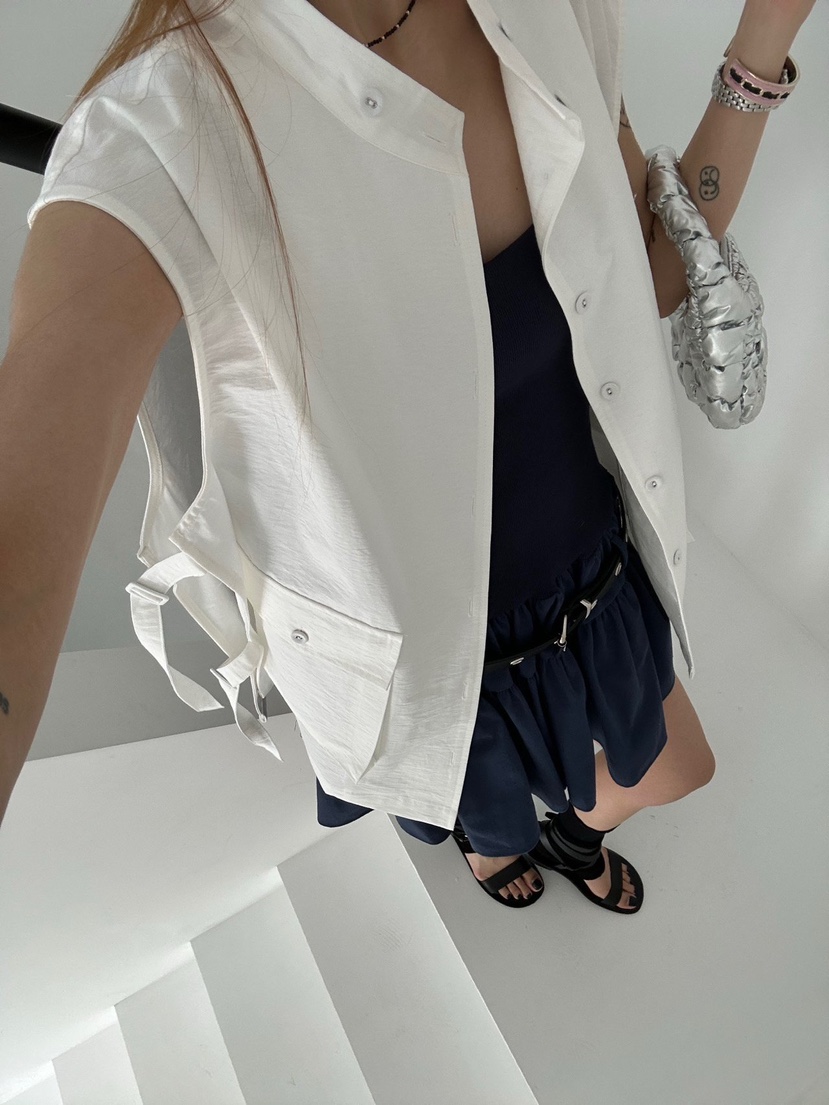 ZEROZERO韓國直郵實拍女裝新品熱賣時尚26春夏推薦休閑馬甲ZEROZERO馬甲圖色2