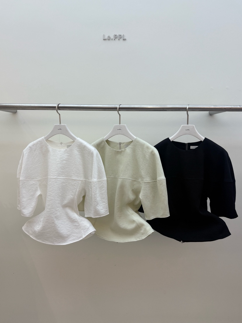 LE-PPL韓國東大門直郵女士新款休閑職業熱賣襯衫蕾絲衫寬松LE-PPL襯衫/蕾絲衫