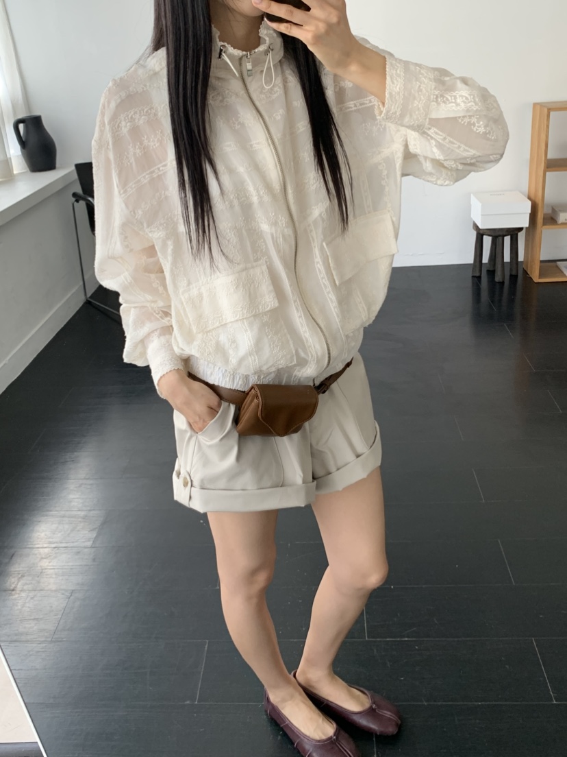 MURMUR韓國東大門代購女士新品休閑時尚人氣熱賣夾克絲綢MURMUR夾克