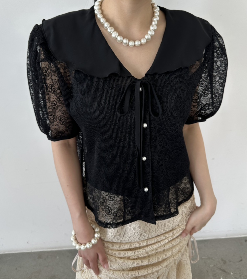 JENNY 1976韓國直郵女裝新款26春夏時尚熱賣推薦襯衫蕾絲衫JENNY 1976襯衫/蕾絲衫