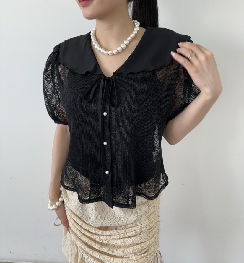 JENNY 1976韓國直郵女裝新款26春夏時尚熱賣推薦襯衫蕾絲衫JENNY 1976襯衫/蕾絲衫