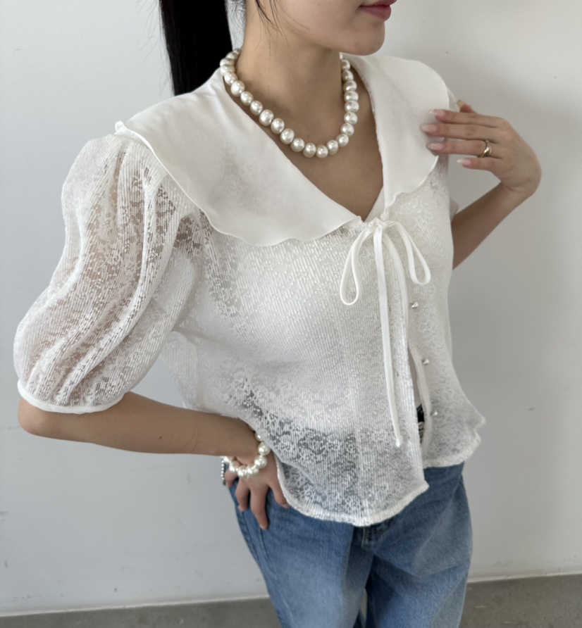 JENNY 1976韓國直郵女裝新款26春夏時尚熱賣推薦襯衫蕾絲衫JENNY 1976襯衫/蕾絲衫