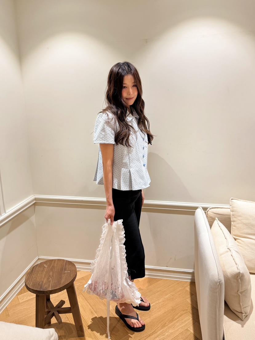 BOUTIQUE-L韓國直郵實拍女裝新款人氣時尚休閑襯衫蕾絲衫BOUTIQUE-L襯衫/蕾絲衫