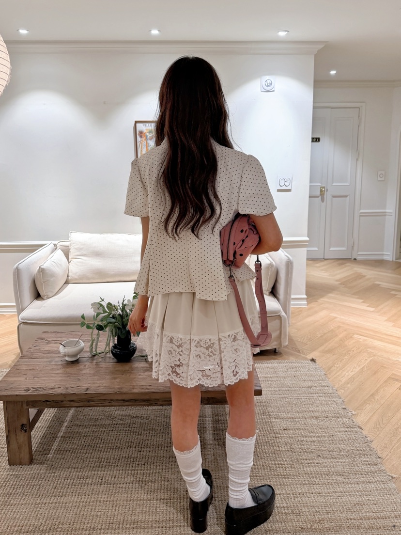 BOUTIQUE-L韓國直郵實拍女裝新款人氣時尚休閑襯衫蕾絲衫BOUTIQUE-L襯衫/蕾絲衫