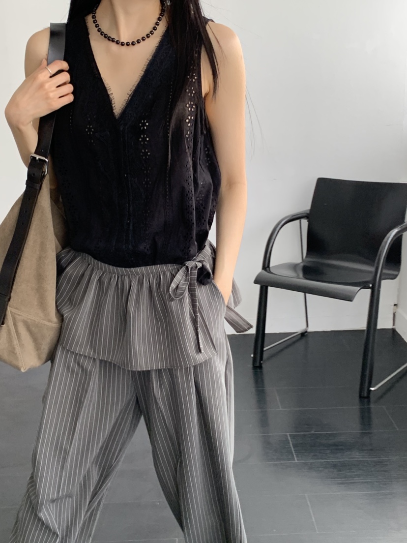 MURMUR韓國直郵實拍女裝新品職業26春夏推薦吊帶背心含圍巾MURMUR吊帶/背心