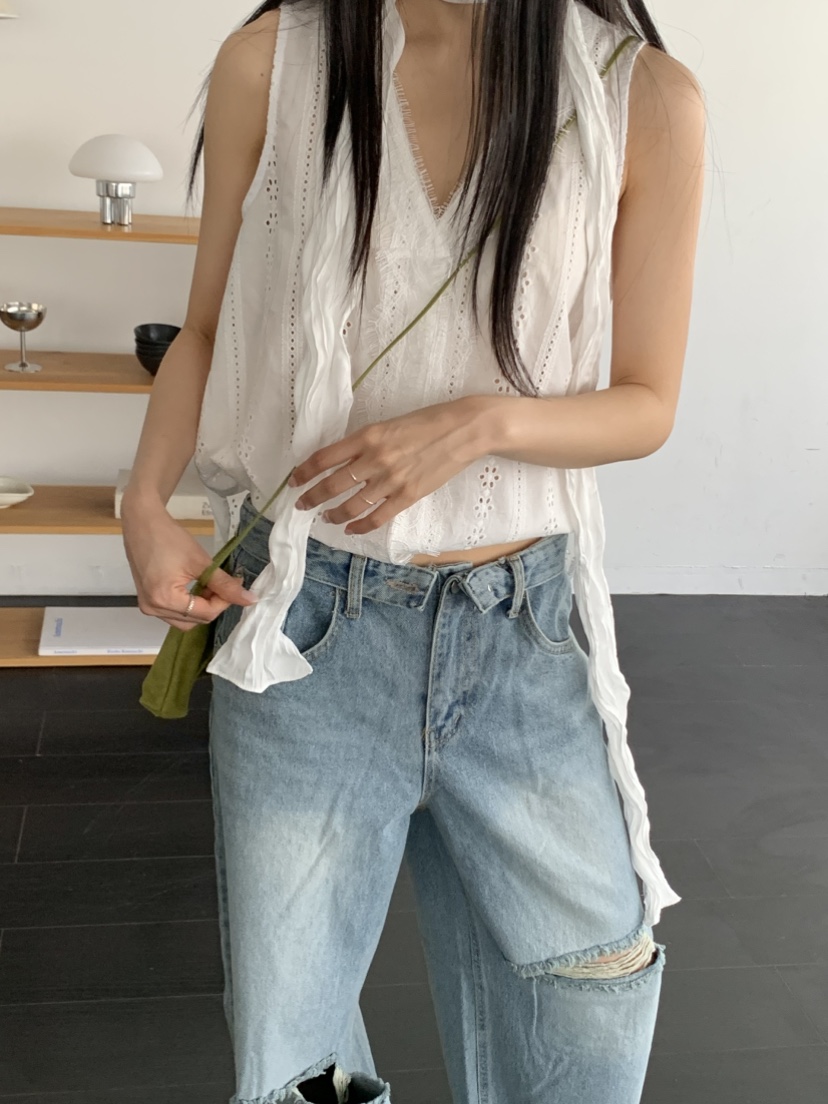 MURMUR韓國直郵實拍女裝新品職業26春夏推薦吊帶背心含圍巾MURMUR吊帶/背心