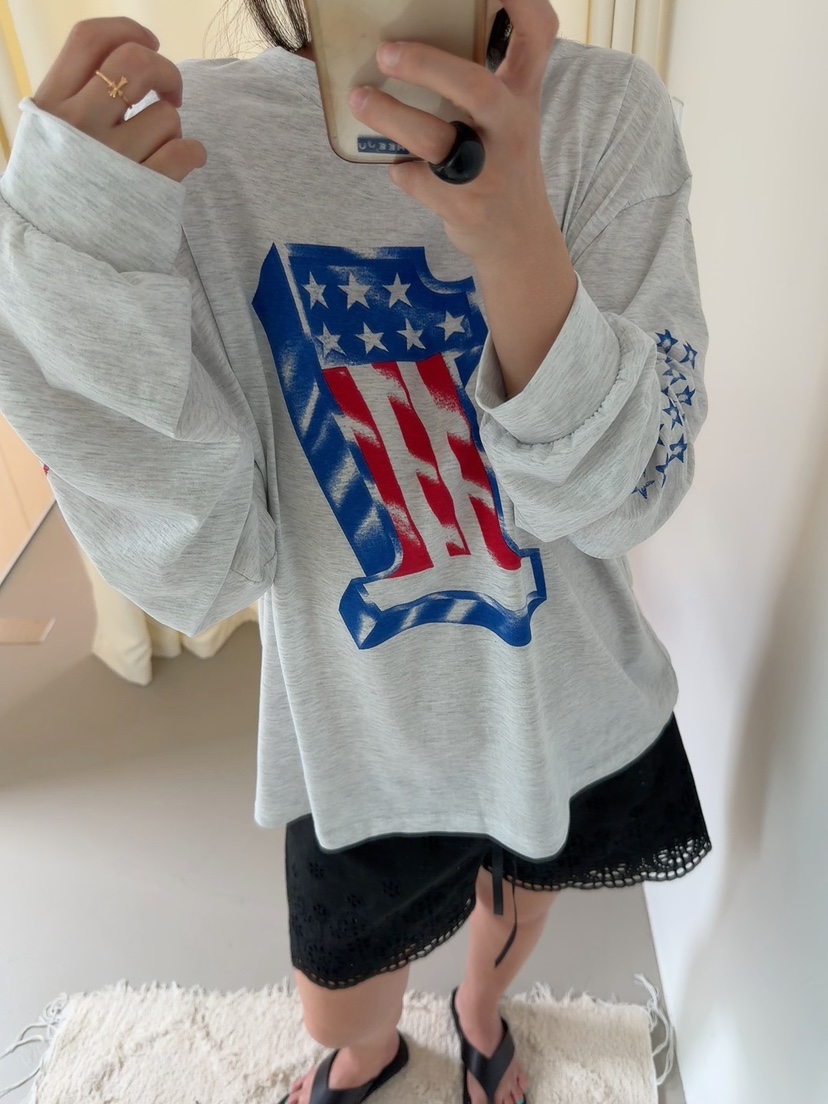 DE VENTI韓國東大門直郵女裝新款熱賣休閑時尚人氣長袖T恤DE VENTI長袖T恤