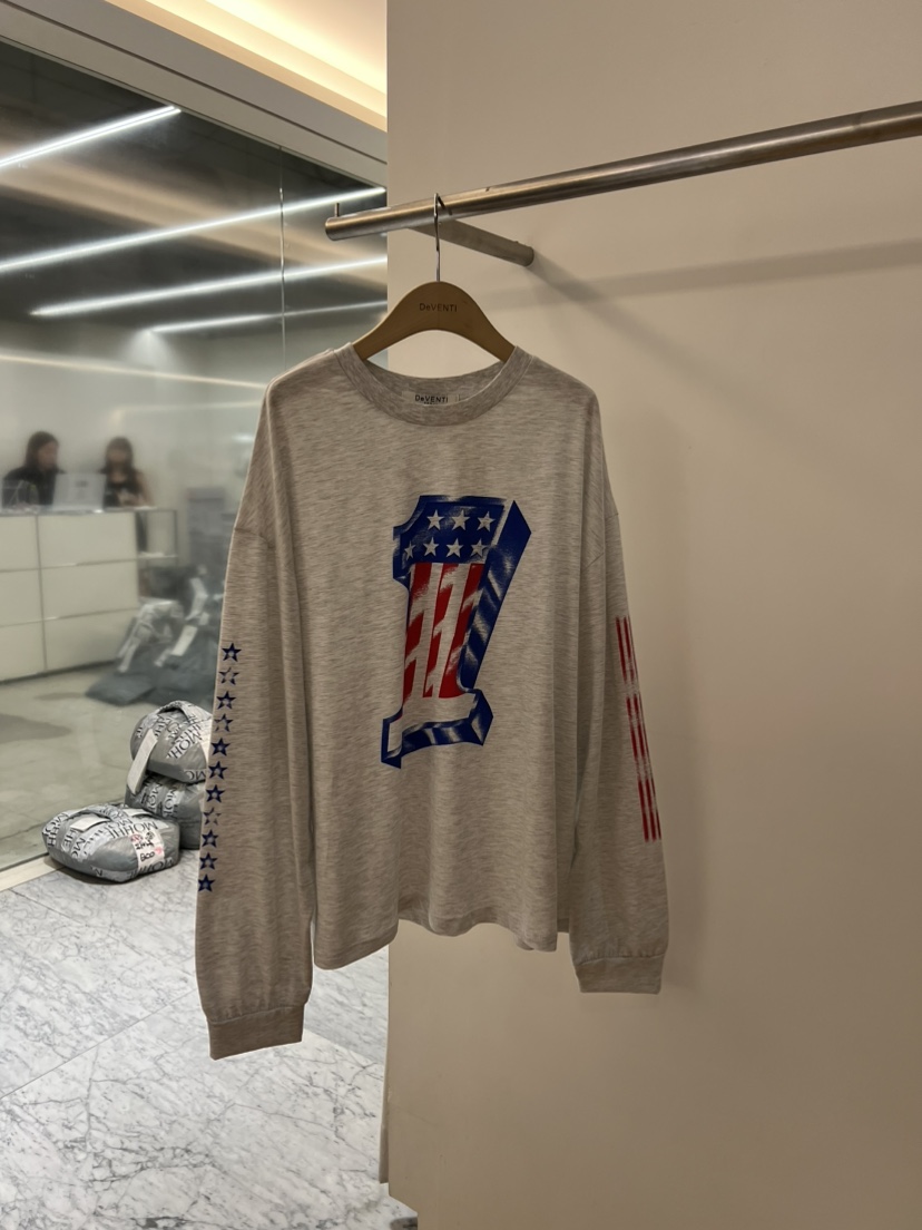 DE VENTI韓國東大門直郵女裝新款熱賣休閑時尚人氣長袖T恤DE VENTI長袖T恤圖色2