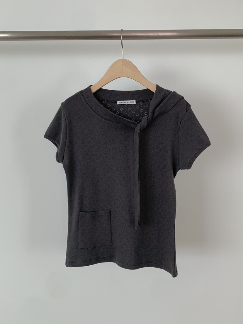 BEFORE SUNRISE韓國代購女士新品休閑推薦時尚職業熱賣T恤BEFORE SUNRISET恤圖色1
