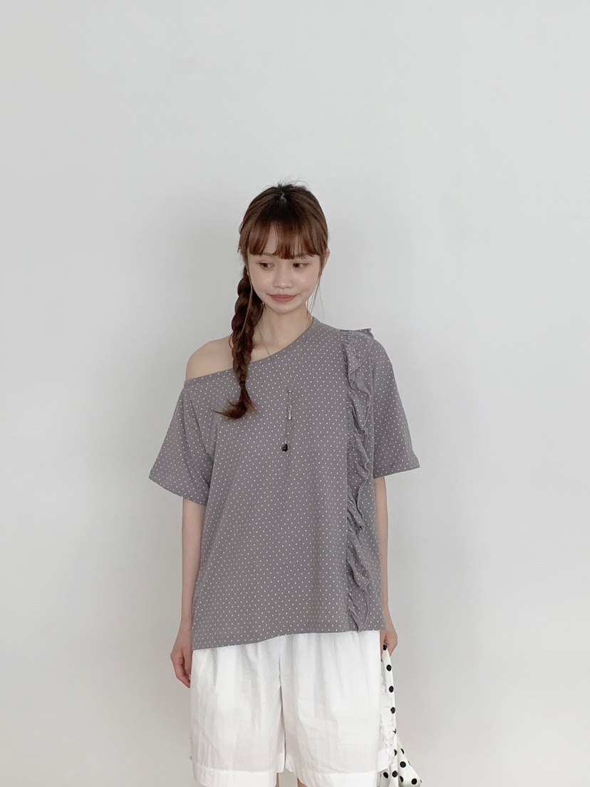 BEFORE SUNRISE韓國東大門代購女士新款職業26春夏T恤荷葉邊BEFORE SUNRISET恤