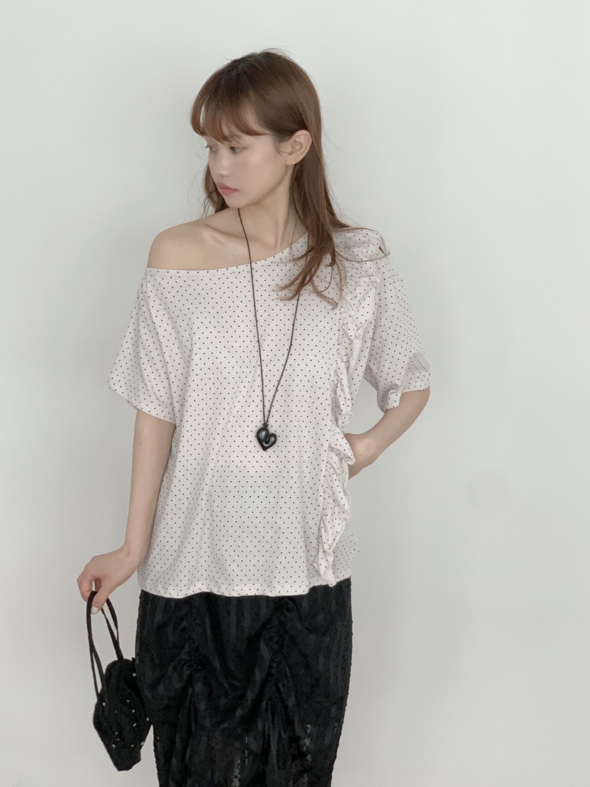 BEFORE SUNRISE韓國東大門代購女士新款職業26春夏T恤荷葉邊BEFORE SUNRISET恤