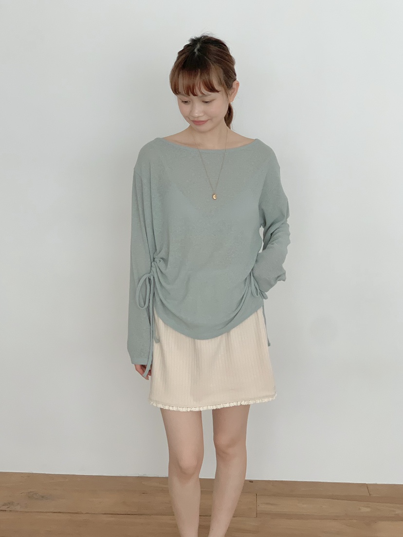 BEFORE SUNRISE韓國代購女士新款職業26春夏人氣針織衫透明BEFORE SUNRISE針織衫