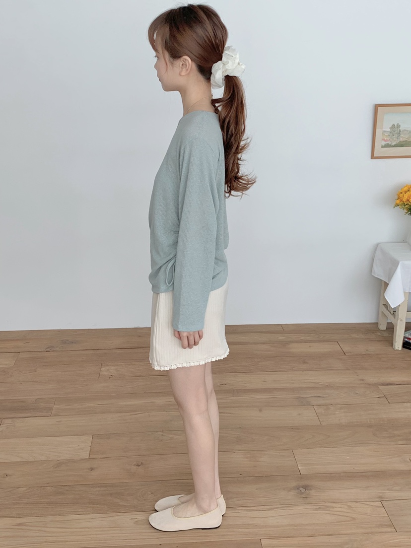 BEFORE SUNRISE韓國代購女士新款職業26春夏人氣針織衫透明BEFORE SUNRISE針織衫