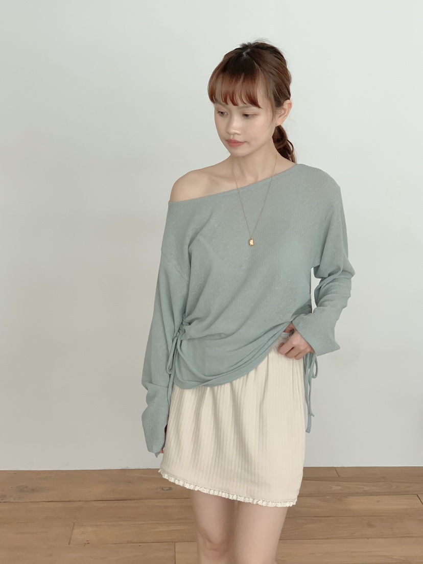 BEFORE SUNRISE韓國代購女士新款職業26春夏人氣針織衫透明BEFORE SUNRISE針織衫