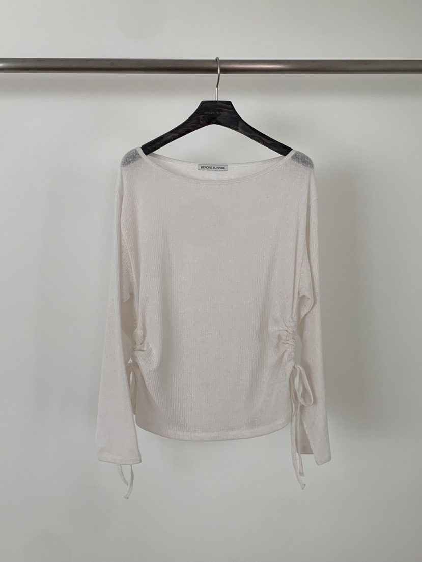 BEFORE SUNRISE韓國代購女士新款職業26春夏人氣針織衫透明BEFORE SUNRISE針織衫圖色1