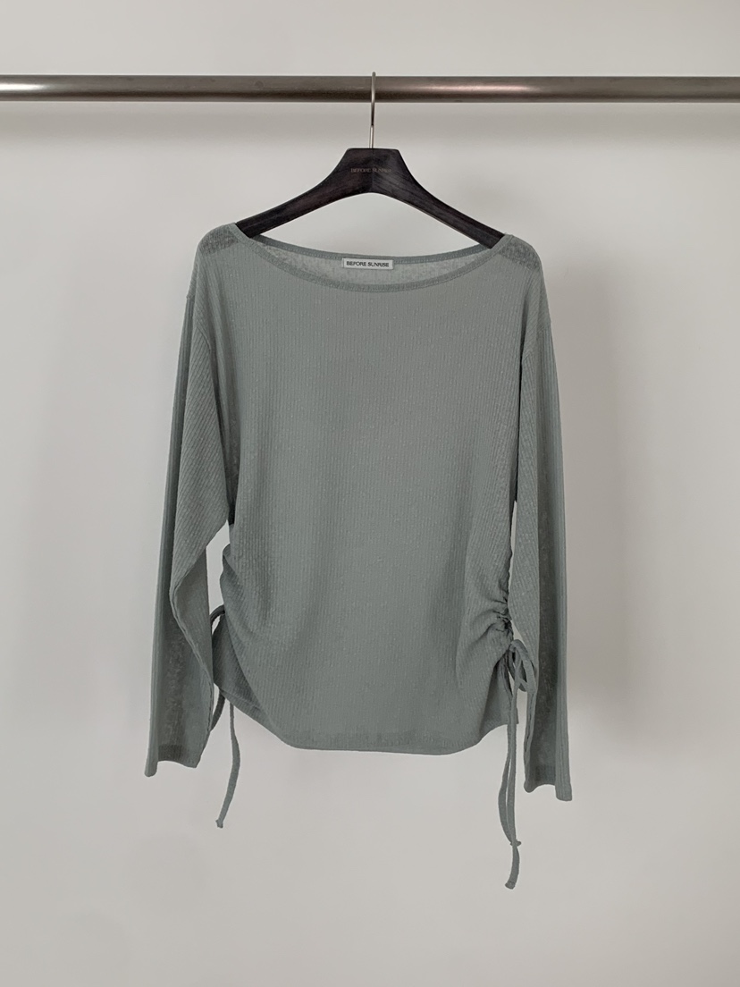 BEFORE SUNRISE韓國代購女士新款職業26春夏人氣針織衫透明BEFORE SUNRISE針織衫圖色2