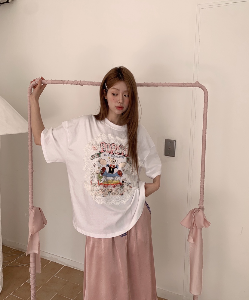 MAISONDEGLORY韓國直郵實拍女士新款休閑推薦熱賣職業T恤MAISON DE GLORYT恤