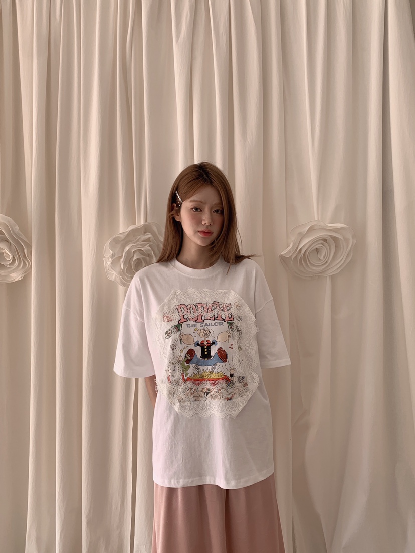 MAISONDEGLORY韓國直郵實拍女士新款休閑推薦熱賣職業T恤MAISON DE GLORYT恤