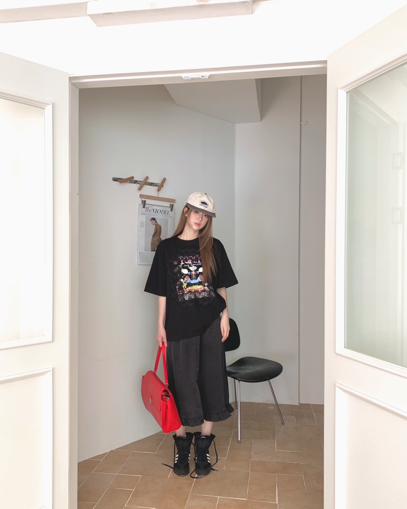 MAISONDEGLORY韓國直郵實拍女士新款休閑推薦熱賣職業T恤MAISON DE GLORYT恤