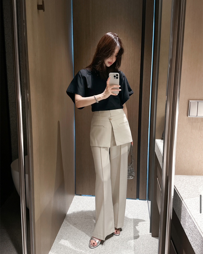 LE-PPL韓國直郵女士新款推薦休閑熱賣人氣時尚職業26春夏裙褲LE-PPL裙褲圖色1