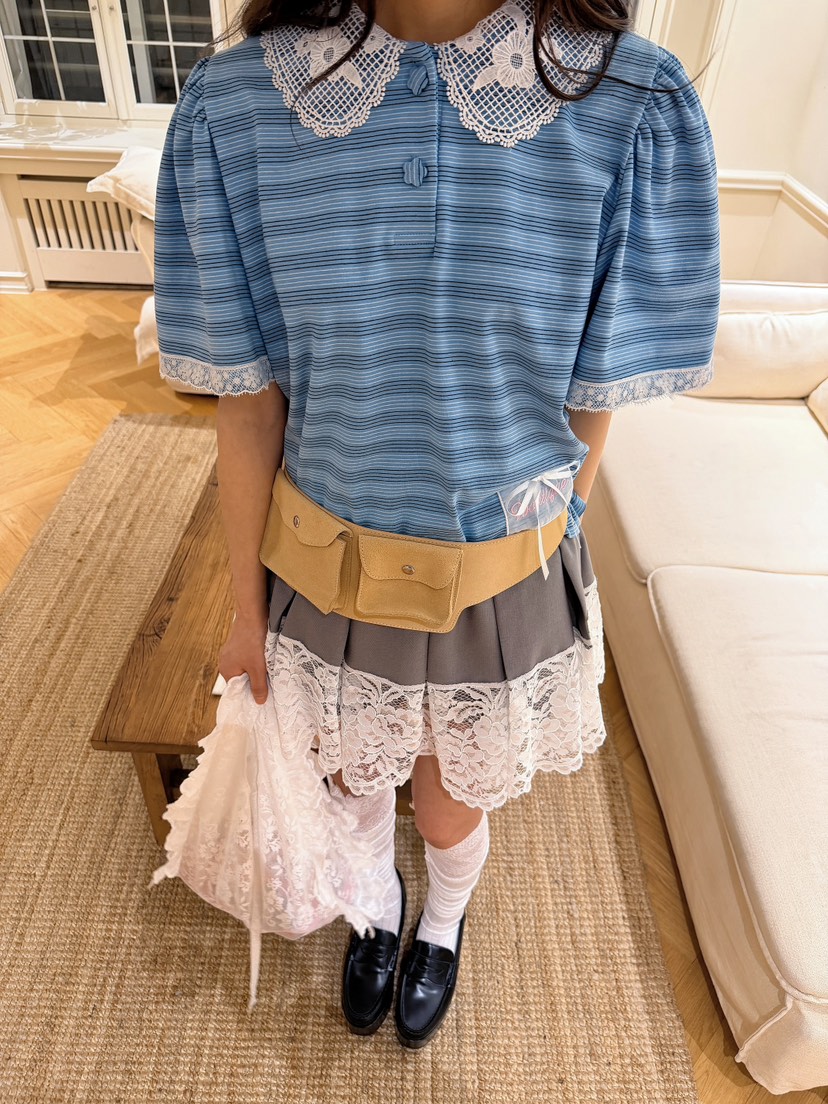 BOUTIQUE-L韓國直郵實拍女裝新款26春夏推薦休閑時尚T恤BOUTIQUE-LT恤