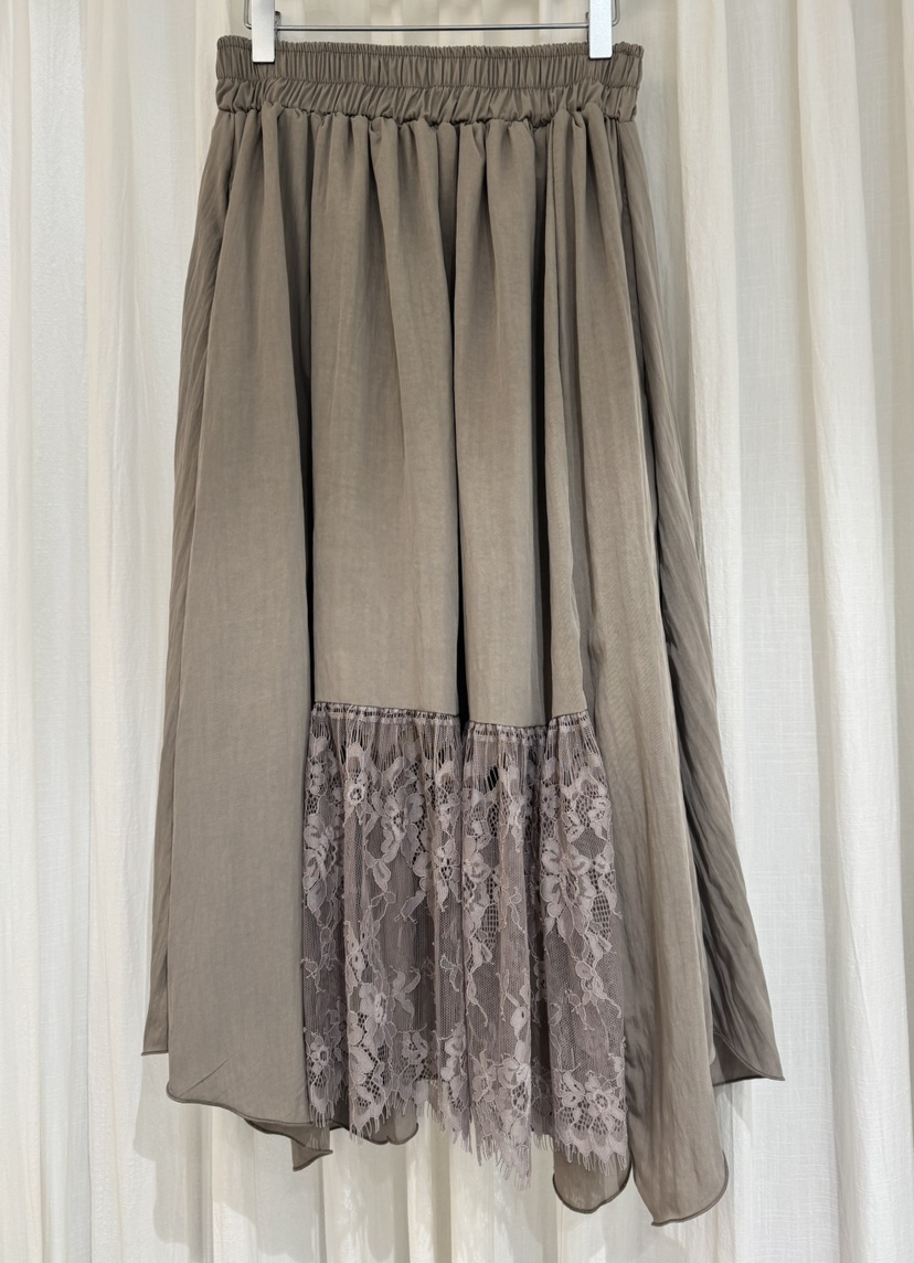 COKKIRI韓國代購女士新品職業26春夏推薦熱賣休閑長裙蕾絲COKKIRI長裙圖色1