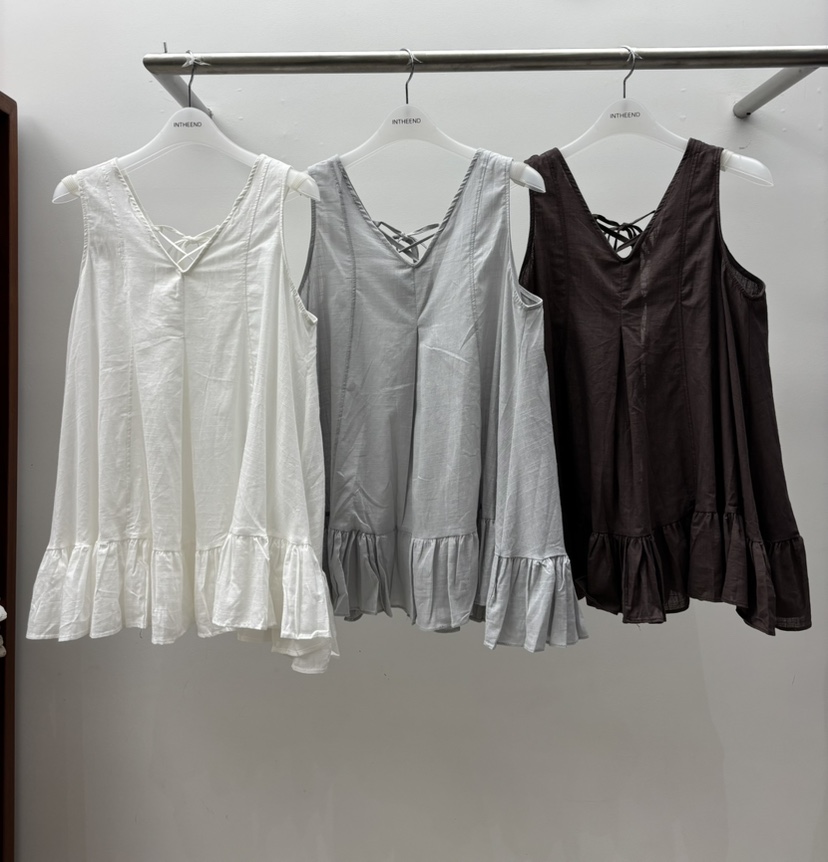 INTHEEND韓國代購女裝新品推薦休閑熱賣職業26春夏吊帶背心INTHEEND吊帶/背心