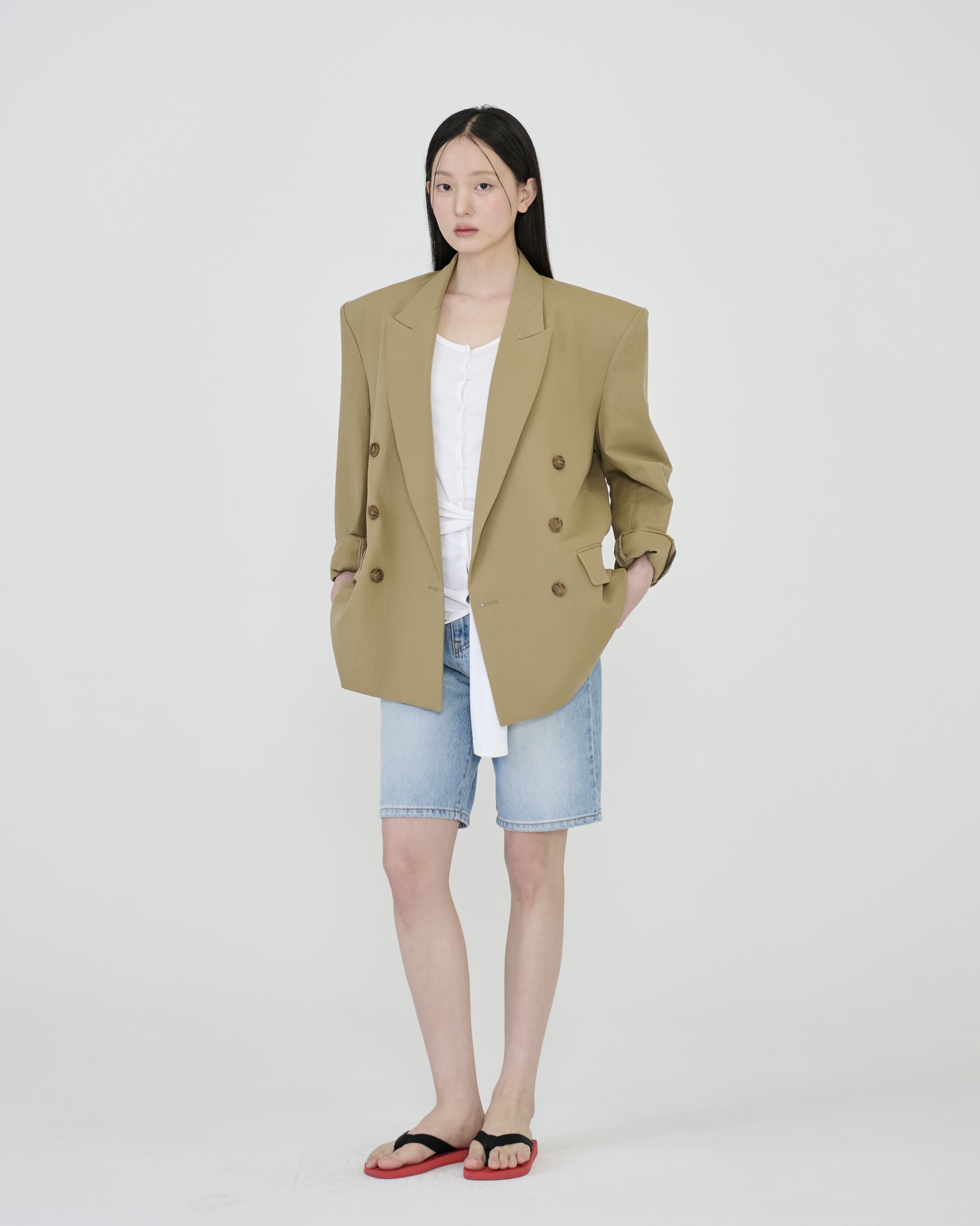 STAGE韓國東大門代購女裝新品26春夏熱賣職業休閑時尚短褲STAGE短褲