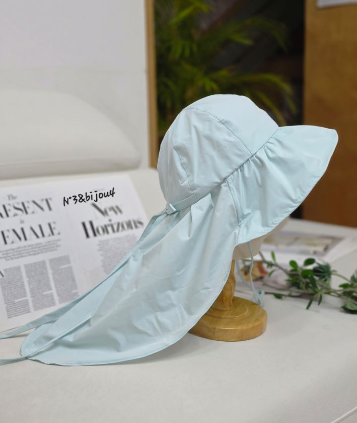 N3韓國東大門代購女士新品人氣休閑時尚帽子漁夫帽褶皺絲帶N3帽子