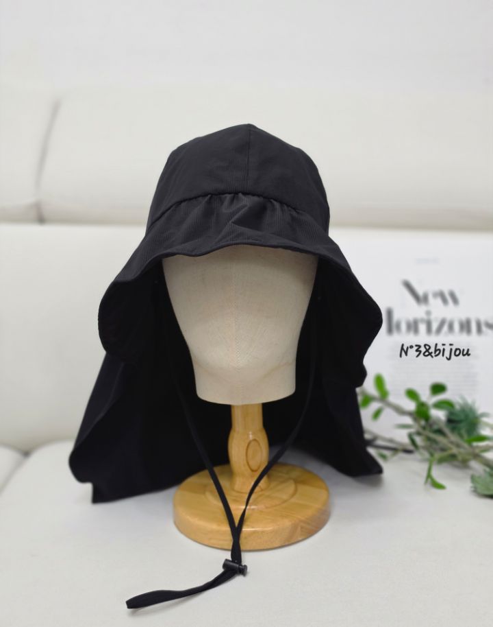 N3韓國東大門代購女士新品人氣休閑時尚帽子漁夫帽褶皺絲帶N3帽子