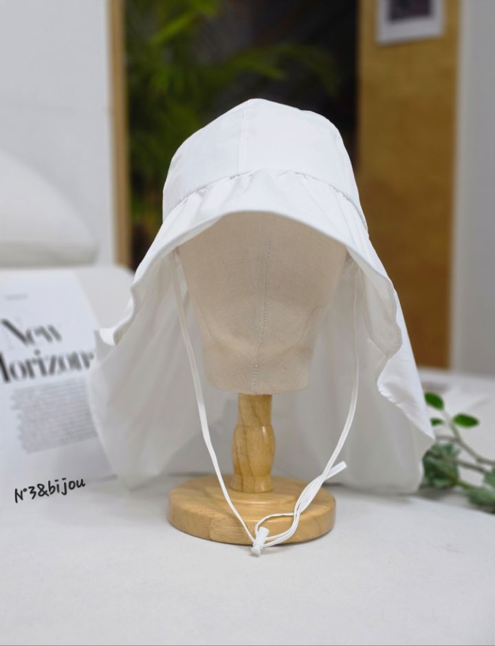 N3韓國東大門代購女士新品人氣休閑時尚帽子漁夫帽褶皺絲帶N3帽子