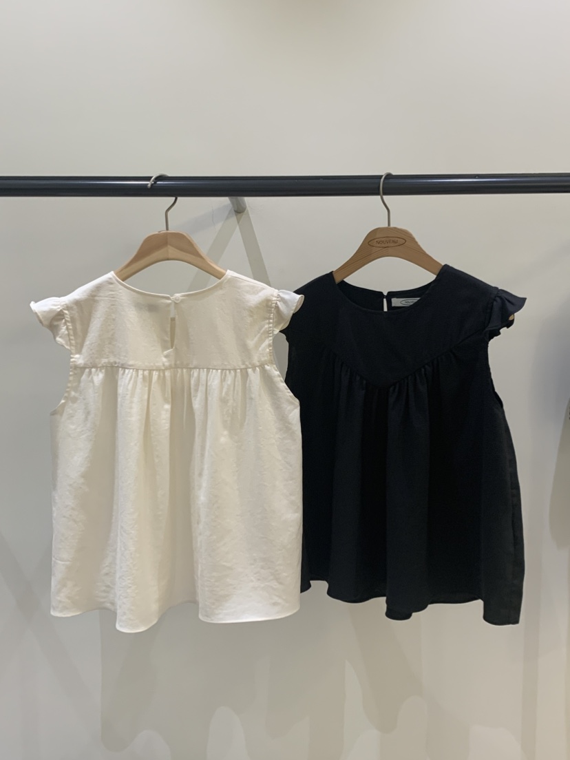 NOUVEAU韓國東大門直郵女士新款熱賣休閑時尚人氣襯衫蕾絲衫NOUVEAU襯衫/蕾絲衫