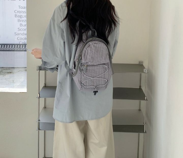 TROUVAILLE韓國代購女士新品26春夏職業休閑推薦雙肩背包TROUVAILLE雙肩背包圖色1