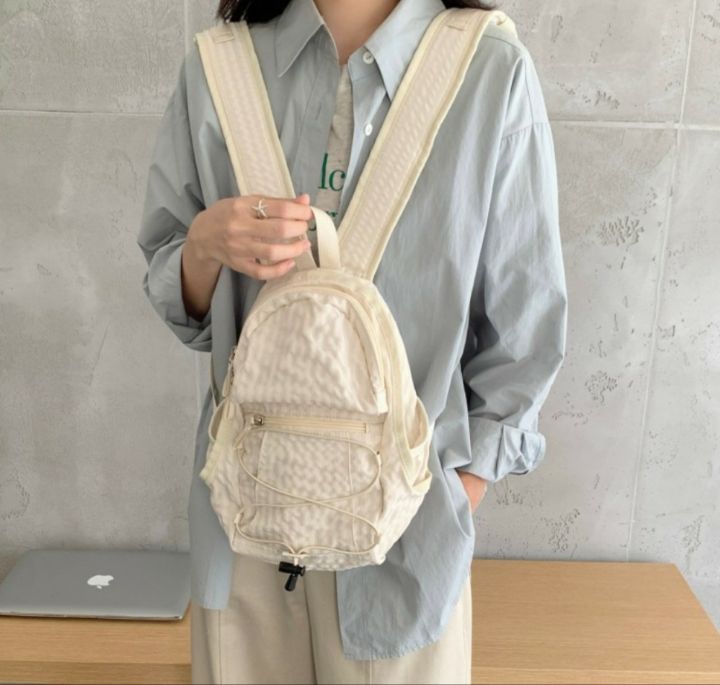 TROUVAILLE韓國代購女士新品26春夏職業休閑推薦雙肩背包TROUVAILLE雙肩背包圖色2