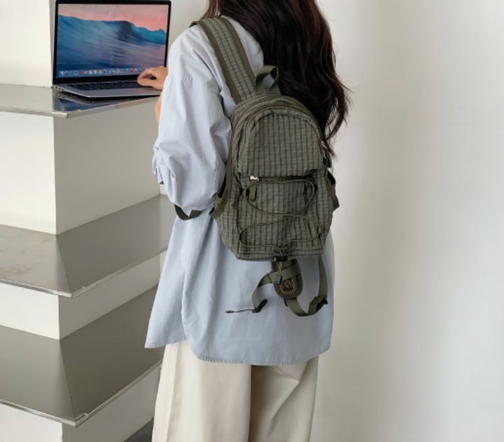 TROUVAILLE韓國代購女士新品26春夏職業休閑推薦雙肩背包TROUVAILLE雙肩背包圖色3