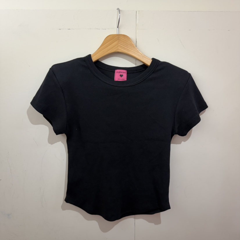 OURWAVE/OUR ROOM東大門實拍女士新款休閑真品推薦T恤短款Our Wave/Our RoomT恤圖色3