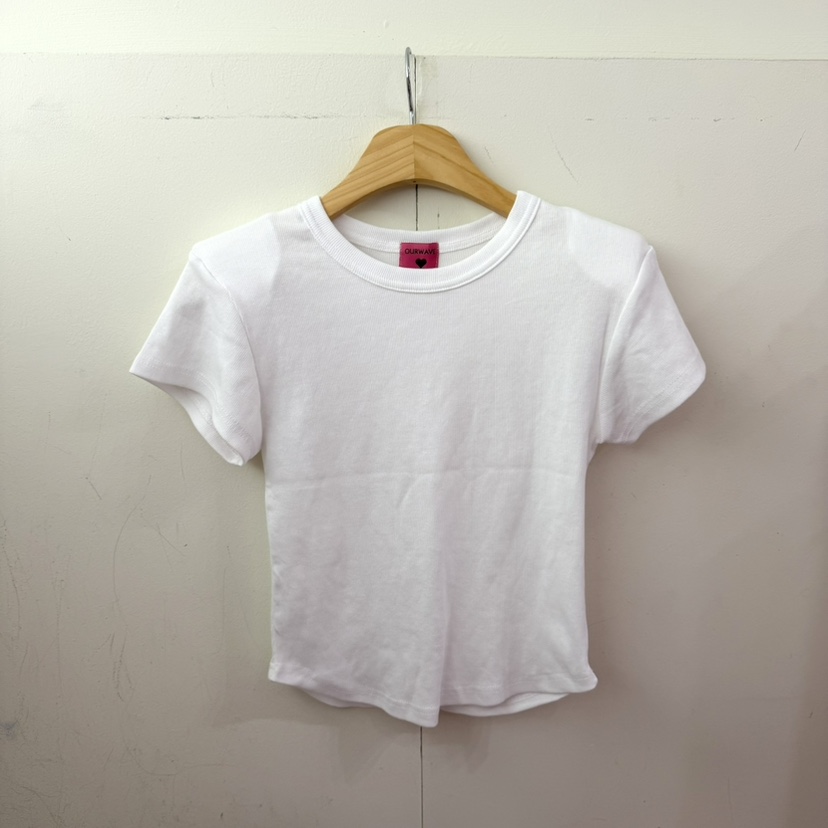 OURWAVE/OUR ROOM東大門實拍女士新款休閑真品推薦T恤短款Our Wave/Our RoomT恤圖色4