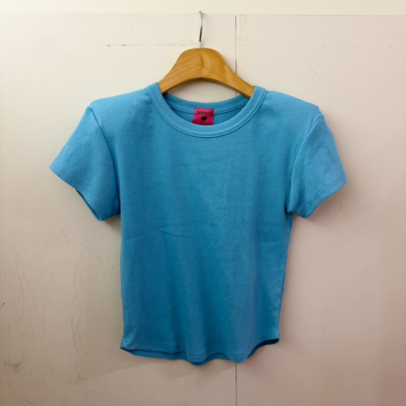 OURWAVE/OUR ROOM東大門實拍女士新款休閑真品推薦T恤短款Our Wave/Our RoomT恤圖色5