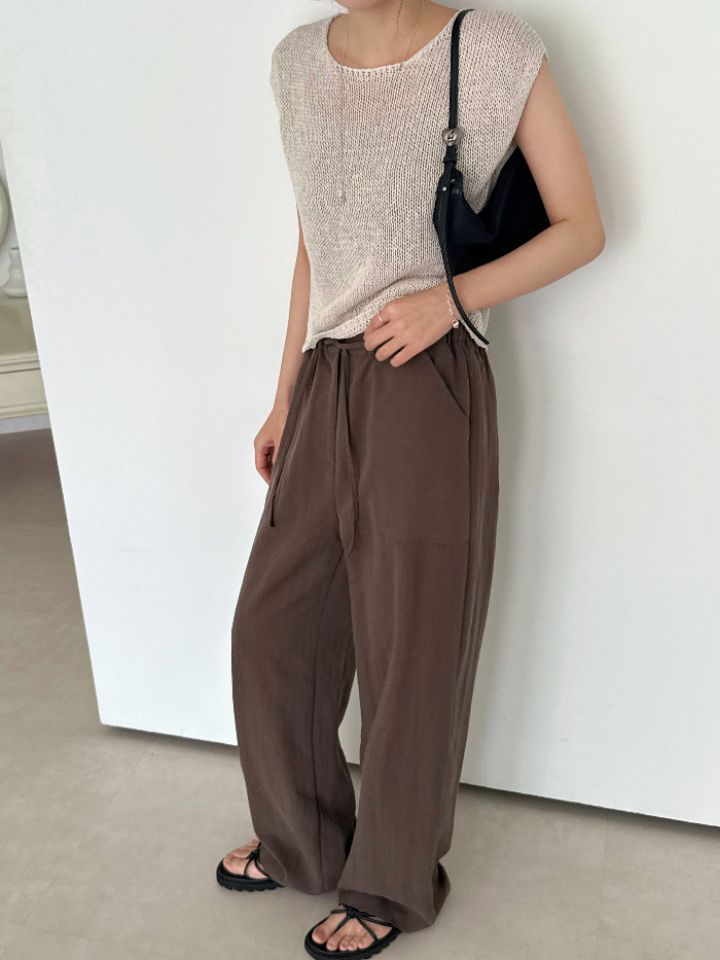 KOMOREBI韓國東大門直郵女士新款時尚人氣休閑推薦休閑褲KOMOREBI休閑褲