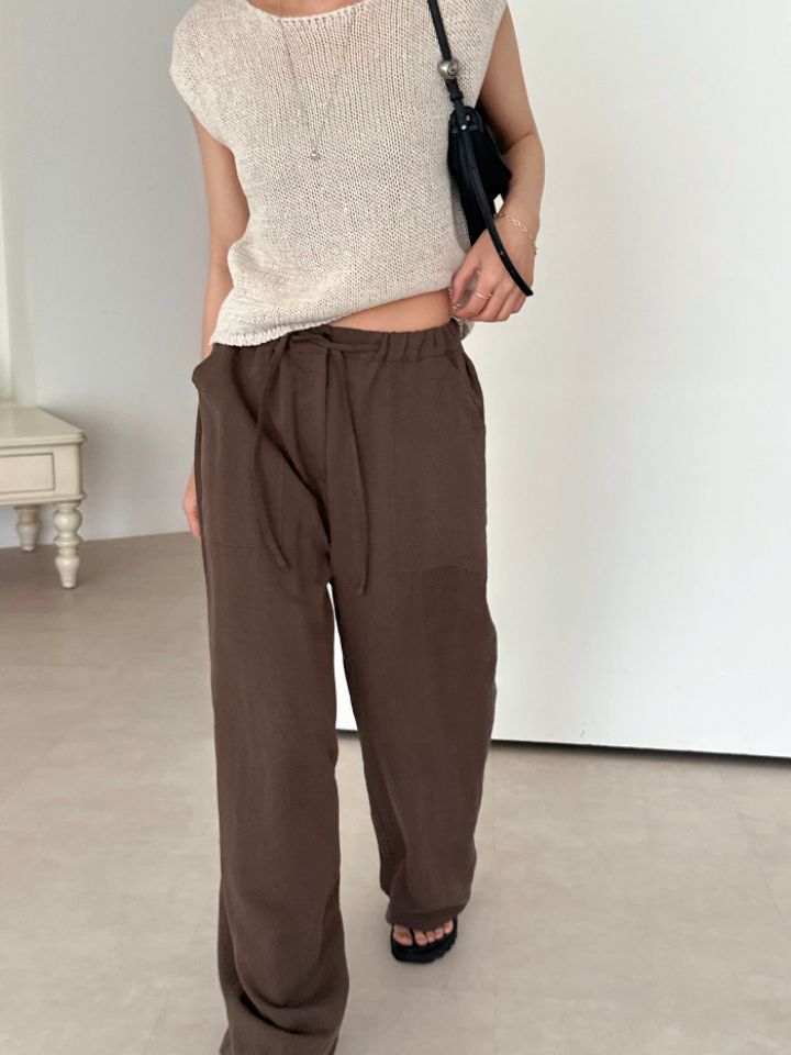 KOMOREBI韓國東大門直郵女士新款時尚人氣休閑推薦休閑褲KOMOREBI休閑褲