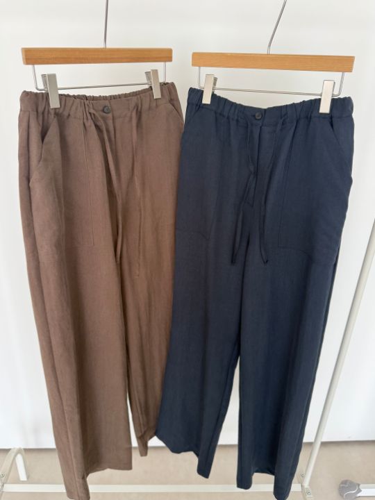 KOMOREBI韓國東大門直郵女士新款時尚人氣休閑推薦休閑褲KOMOREBI休閑褲圖色2左二色