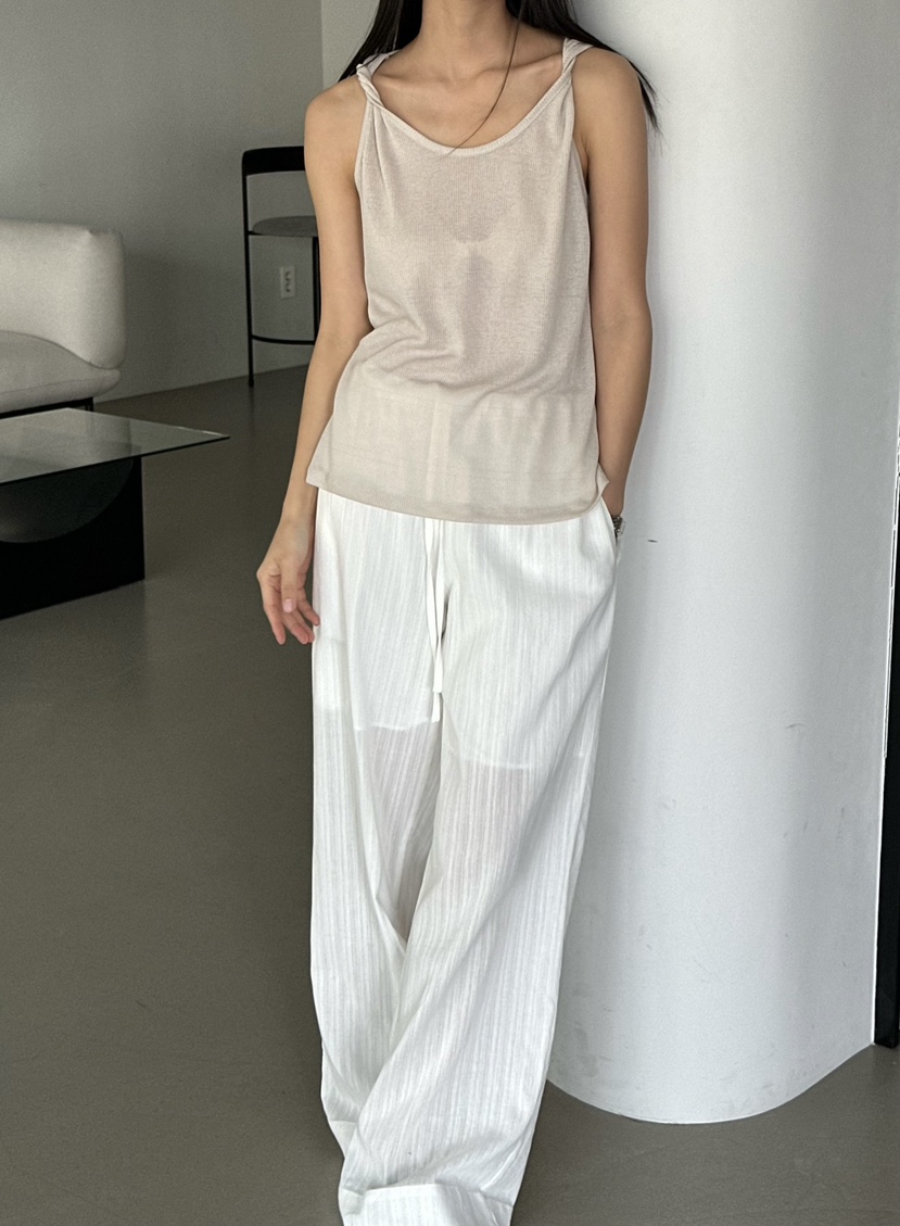 LE VASE東大門直郵女士新款職業26春夏休閑時尚吊帶背心LE VASE吊帶/背心圖色2